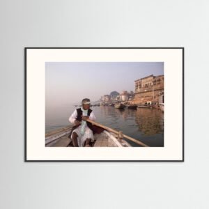 Boatman on Ganges, Varanasi, India