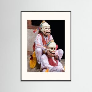 Two clowns, Hemmis Festival, Ladakh,India