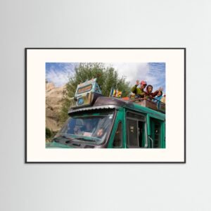 Bus of children, Ladakh