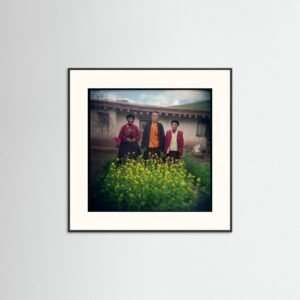 Monk and nuns, Gebchok Nunnery, Tibet