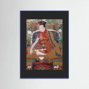 Image detail from The Ninth Karmapa, Wangchug Dorje (1555-1603) - Google Art Project