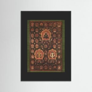 Mandala of Vajradhara, Manjushri and Sadakshari -Lokeshvara Unidentified artist dated 1479