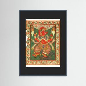 Two-sided Festival Banner of Varunani and Varahi Explore Artwork Nepal 17th or 18th century - Copy