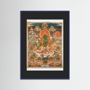 Green Tara as Protectress from the Eight Fears Mongolia 19th century - Copy