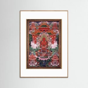 Buddha Amitayus in His Pure Land 18th Century Chinese
