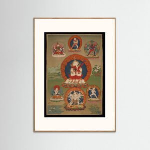 White Chakrasamvara, From Situ’s set of Twenty-seven Tutelary Deities; Kham Region, Eastern Tibet; late 18th century - Copy